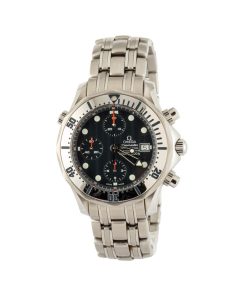 Alternative view of HandMade The Omega Seamaster Blue Wave Dial