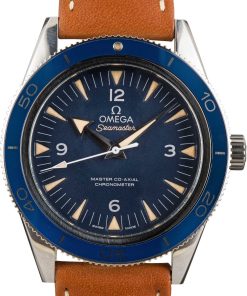 HandMade The Omega Seamaster Titanium Blue Dial