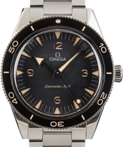 HandMade The Omega Seamaster 300 Black Dial