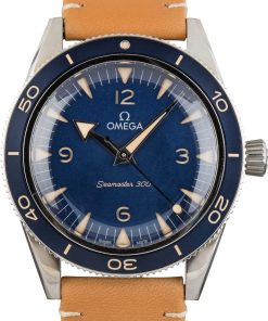 HandMade The Omega Seamaster 300 Steel on Leather