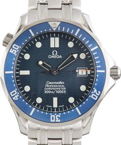 HandMade The James Bond Omega Seamaster 300 Blue Dial