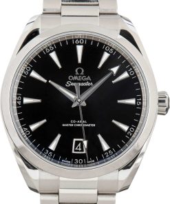 HandMade The Omega Seamaster Black Dial Aqua Terra 150M Stainless Steel