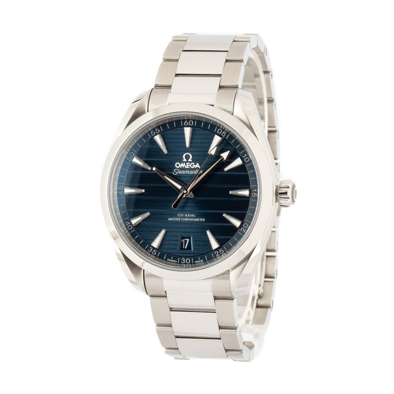 HandMade The Omega Seamaster Aqua Terra 150M Blue Dial Stainless Steel - Image 2