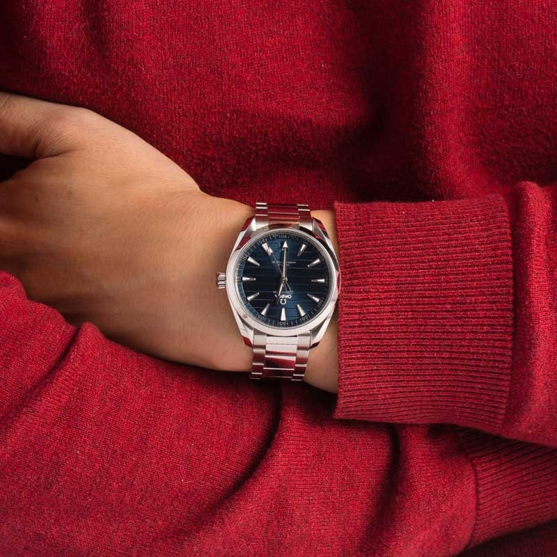 HandMade The Omega Seamaster Aqua Terra 150M Blue Dial Stainless Steel - Image 5