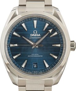 HandMade The Omega Seamaster Aqua Terra Blue Teak Dial 150M