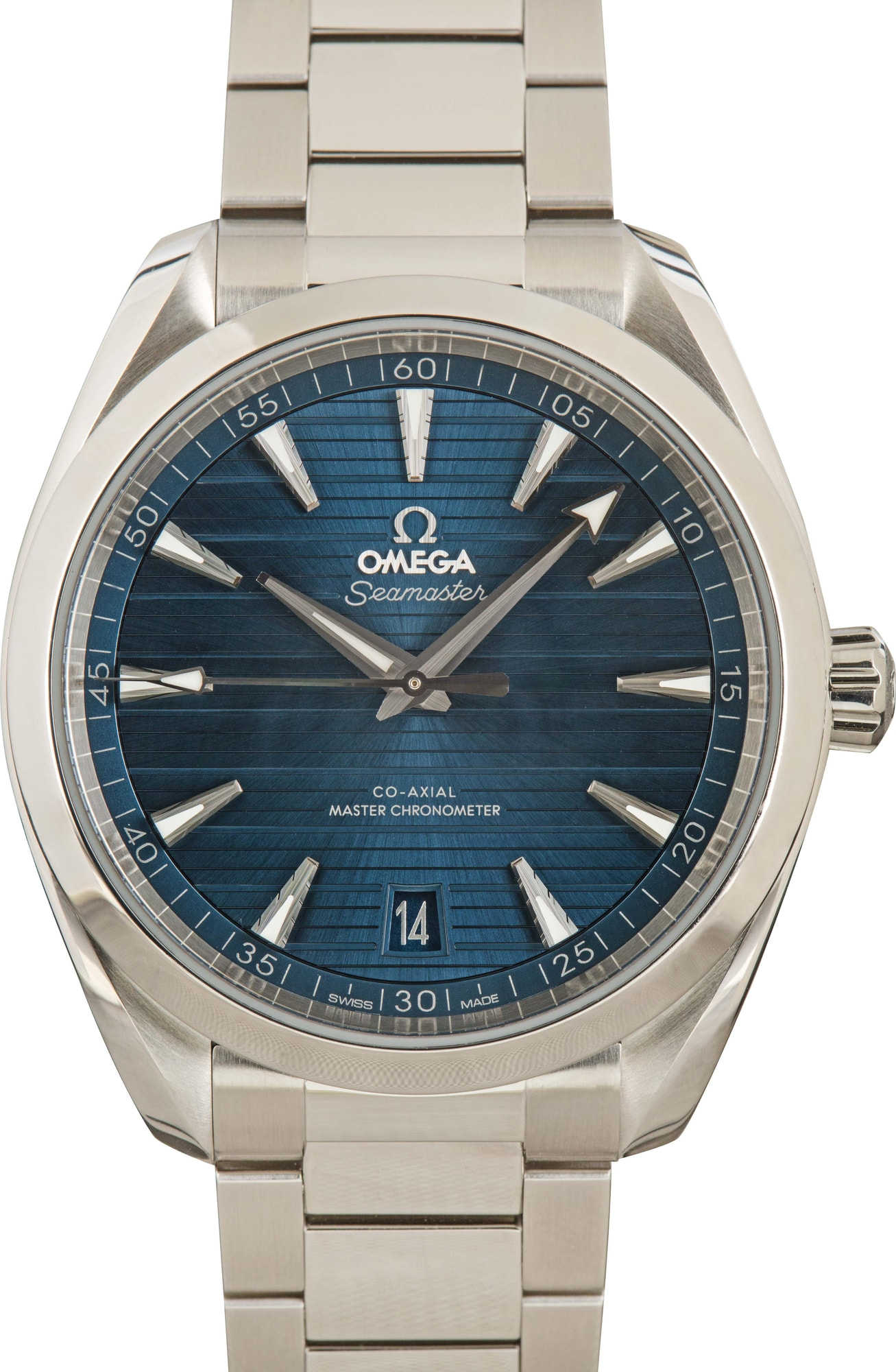HandMade The Omega Seamaster Aqua Terra Blue Teak Dial 150M