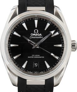 HandMade The Omega Seamaster Aqua Terra 150M Black Horizontal Teak Dial