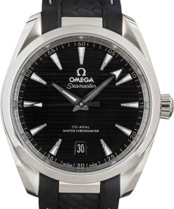 HandMade The Omega Seamaster Aqua Terra 150M Black Horizontal Teak Dial