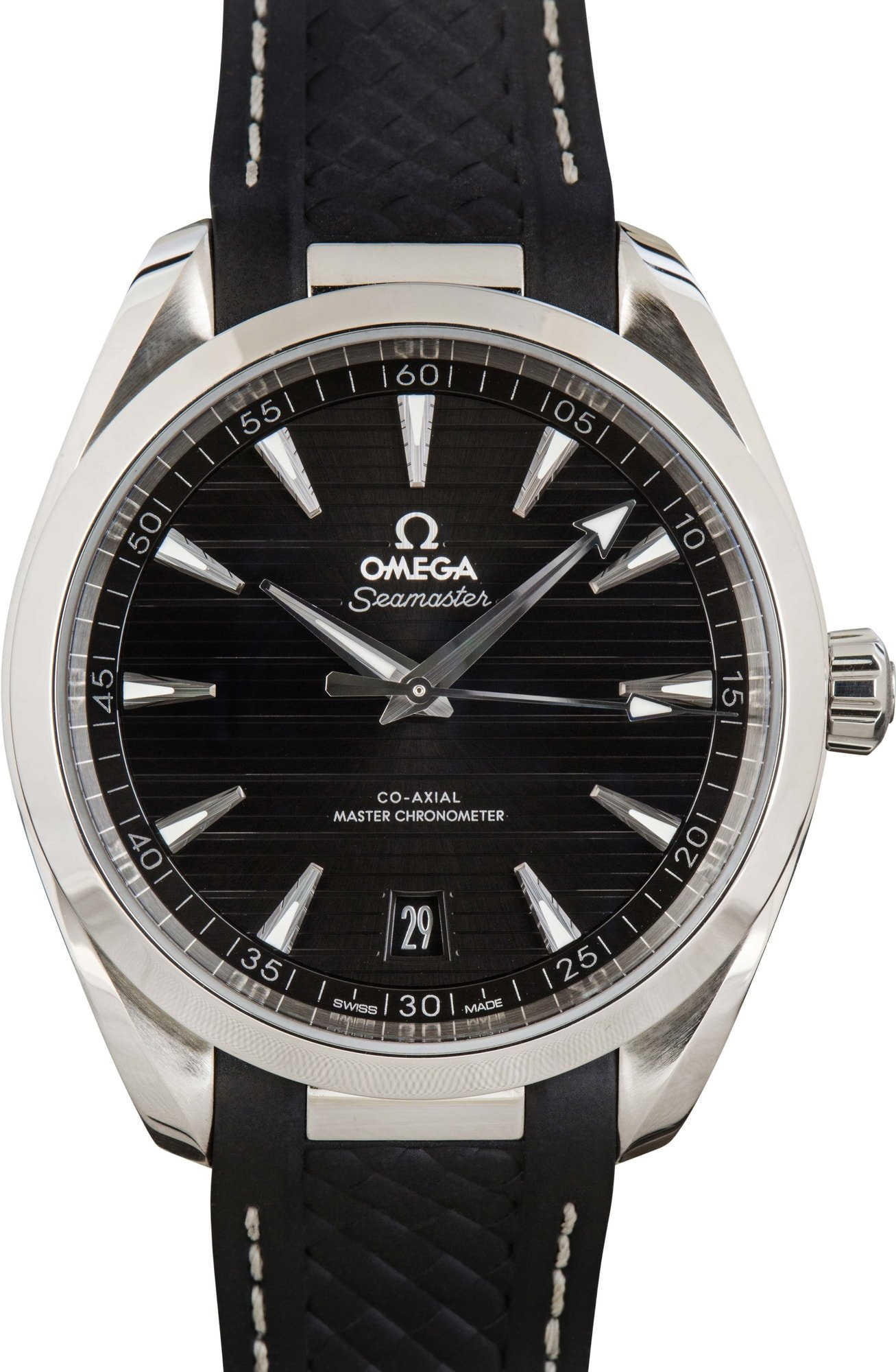 HandMade The Omega Seamaster Aqua Terra Black Index Dial