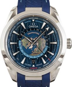 HandMade The Omega Seamaster Aqua Terra 150M Worldtimer Blue Dial