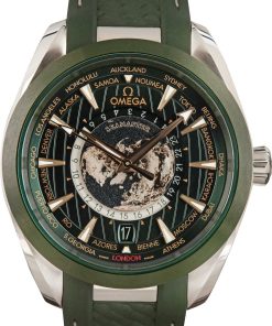 HandMade The Omega Seamaster Aqua Terra 150 Green Bezel