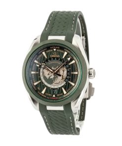 Alternative view of HandMade The Omega Seamaster Aqua Terra 150 Green Bezel