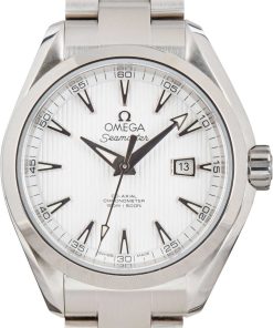 HandMade The Ladies Omega Seamaster Aqua Terra Silver Dial