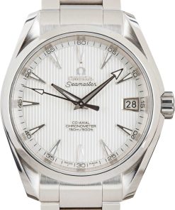 HandMade The Omega Seamaster Aqua Terra White Teak Dial