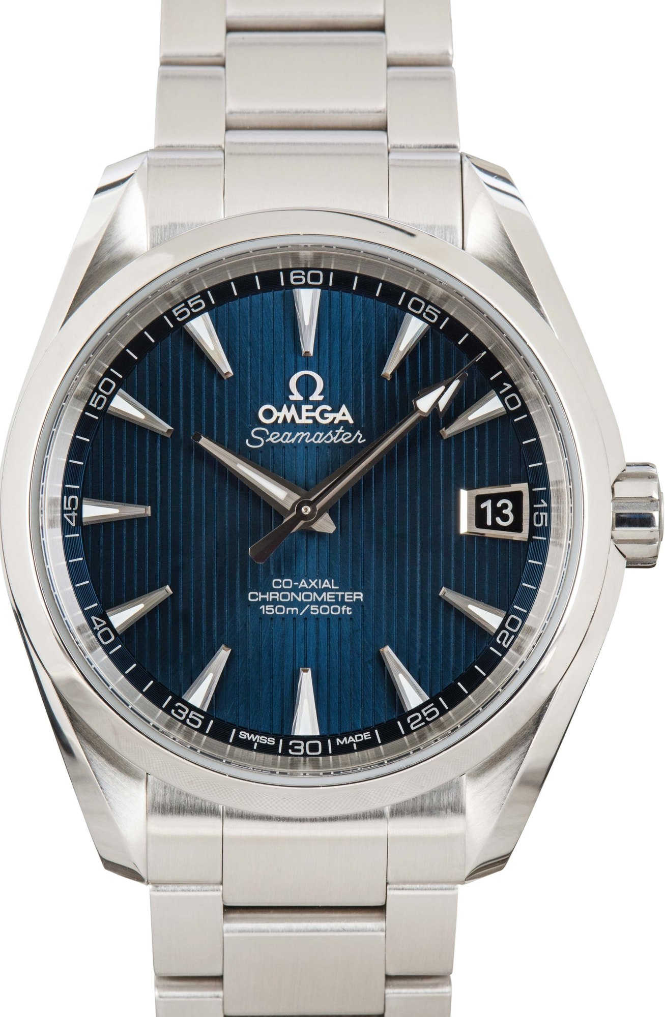 HandMade The Omega Seamaster Aqua Terra Blue Dial