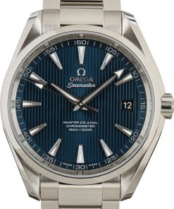 HandMade The Omega Seamaster Aqua Terra Blue Teak Dial