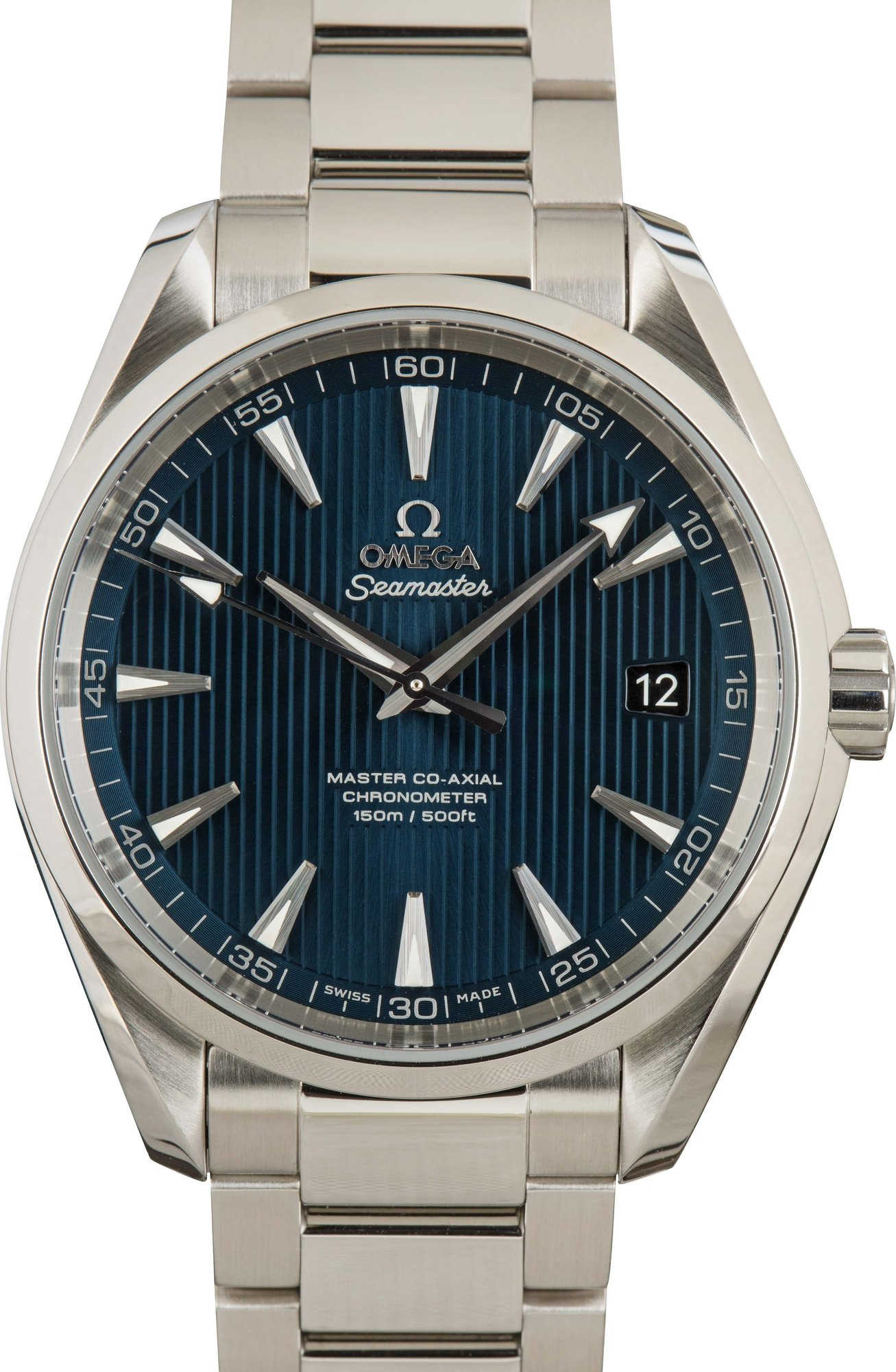 HandMade The Omega Seamaster Aqua Terra Blue Teak Dial