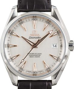 HandMade The Omega Seamaster Aqua Terra Silver Teak Dial