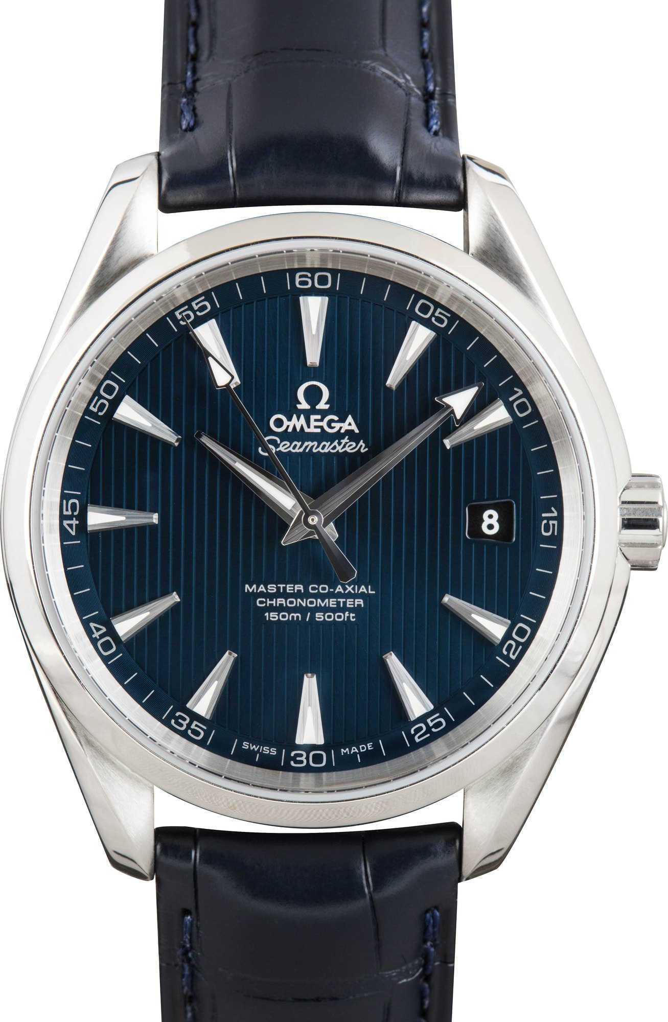 HandMade The Omega Seamaster Aqua Terra Teak Blue Dial