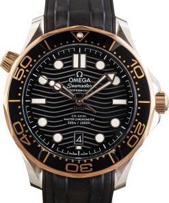 HandMade The Omega Seamaster Steel & 18k Sedna Gold