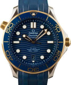 HandMade The Omega Seamaster Stainless Steel & 18k Yellow Gold