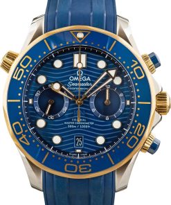 HandMade The Omega Seamaster Diver 300M Yellow Gold & Stainless Steel