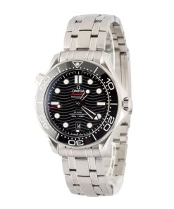 Alternative view of HandMade The Omega Seamaster Stainless Steel Diver 300M Black Dial