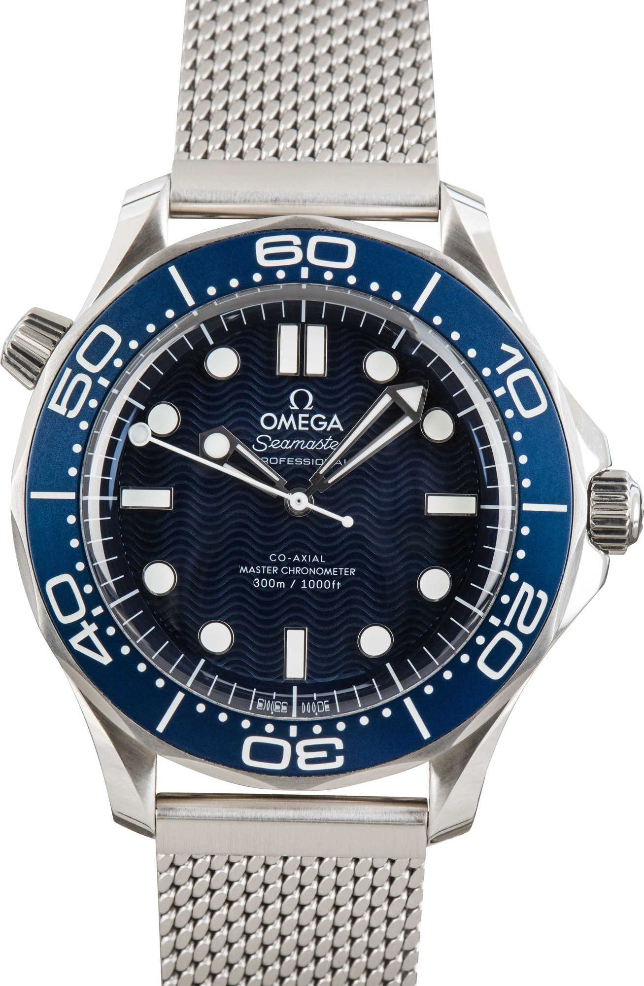 HandMade The Omega Seamaster James Bond 60th Anniversary Blue Dial