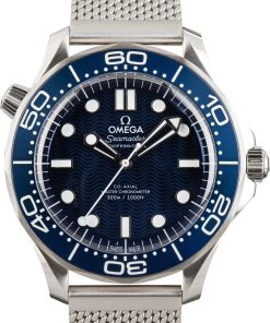 HandMade The Omega Seamaster Diver 300M James Bond 60th Anniversary Blue Dial