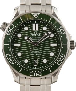 HandMade The Omega Seamaster Diver 300M Green Wave Dial