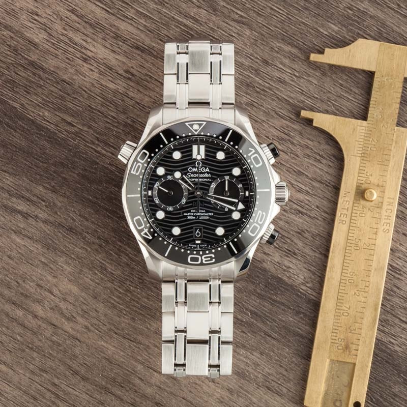 HandMade The Omega Seamaster Diver 300M Black Wave Dial - Image 6