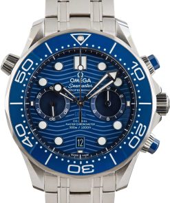 HandMade The Omega Seamaster Diver Stainless Steel Blue Dial