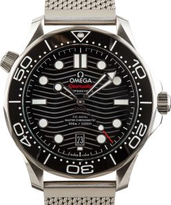 HandMade The Omega Seamaster Diver 300M Steel on Rubber Strap