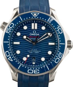 HandMade The Omega Seamaster Diver 300M Steel & Rubber Strap