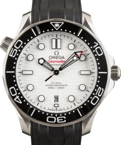 HandMade The Omega 42MM Seamaster Diver White Wave Dial