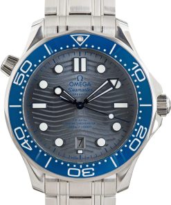 HandMade The Omega Seamaster Diver 300M Slate Wave Dial