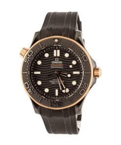 Alternative view of HandMade The Omega Seamaster Black Wave Dial