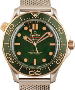 HandMade The Omega Seamaster Diver 300M Bronze Gold on Titanium