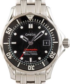 HandMade The Omega Seamaster Diver 300M Quartz Black Dial