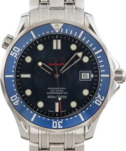 HandMade The Omega Seamaster Diver 300M Blue Wave Dial