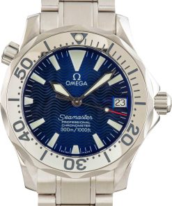 HandMade The Omega Seamaster Blue Wave Dial
