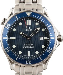 HandMade The Omega Seamaster Diver 300M GoldenEye 007 Stainless Steel