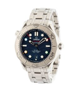 Alternative view of HandMade The Omega Seamaster Diver 300M Beijing 2022 Stainless Steel