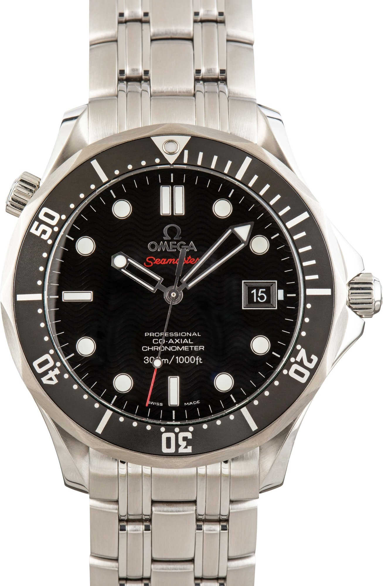 HandMade The Omega Seamaster Planet Ocean 600M Black Wave Dial