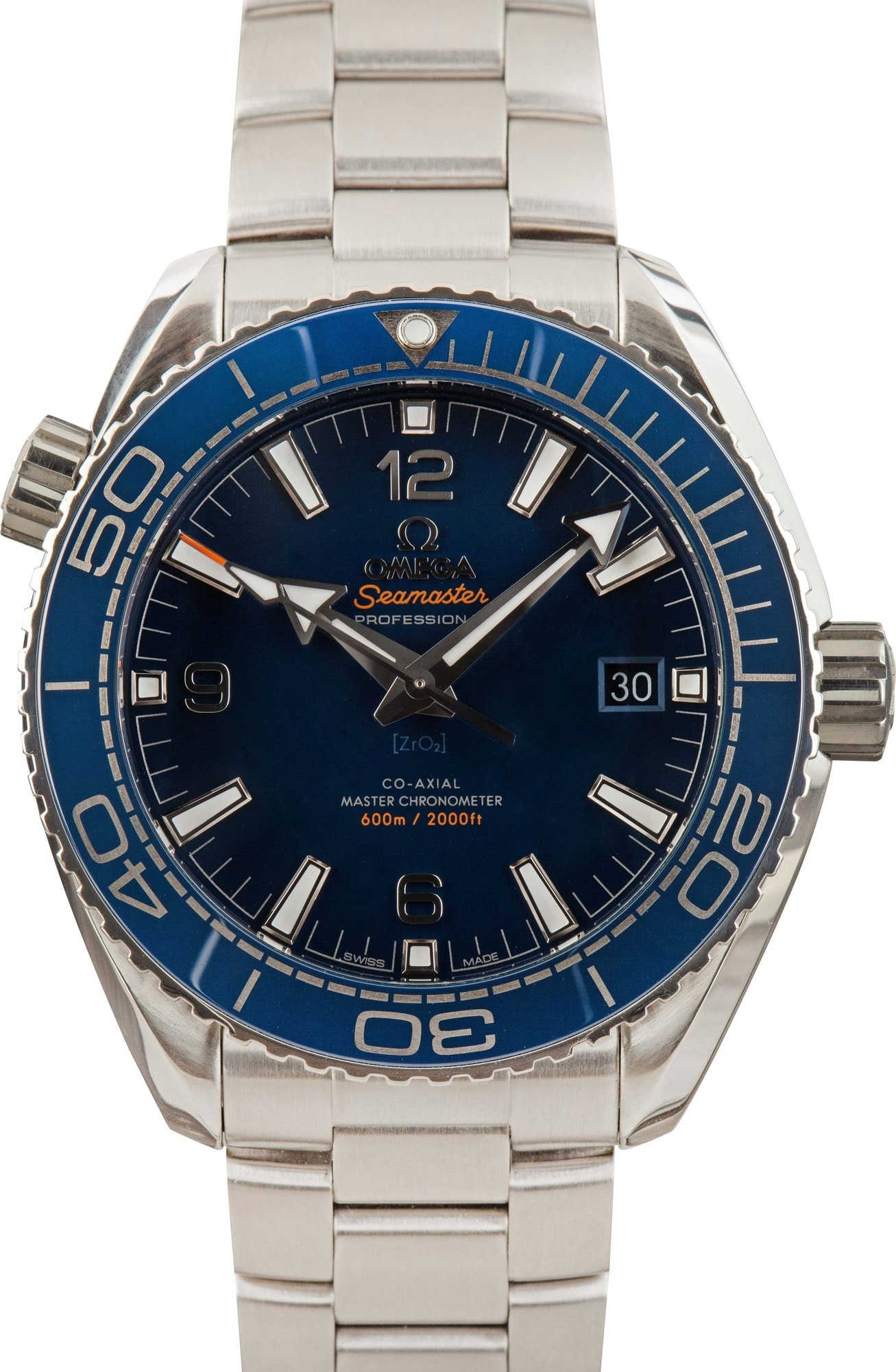 HandMade The Omega Seamaster Planet Ocean Blue Dial