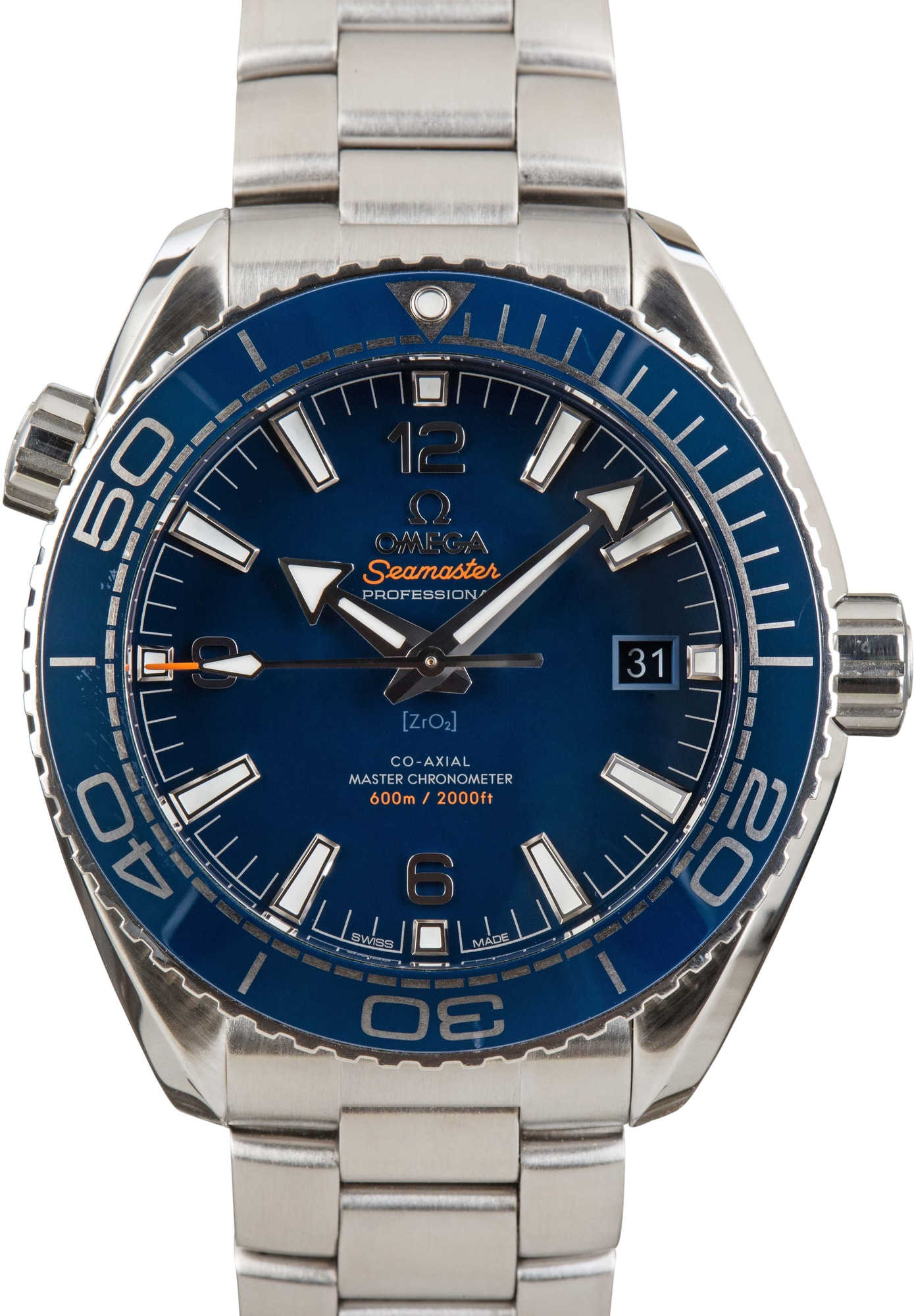 HandMade The Omega Seamaster Planet Ocean Blue Dial