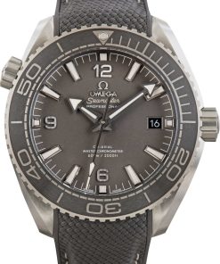 HandMade The Omega Seamaster Grey Dial Planet Ocean 600M Stainless Steel