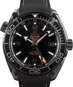 HandMade The Omega Seamaster Planet Ocean Deep Black Ceramic
