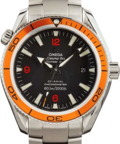 HandMade The Omega Seamaster Planet Ocean 600M Orange Bezel