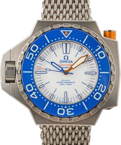 HandMade The Omega Seamaster Ploprof Titanium White Dial